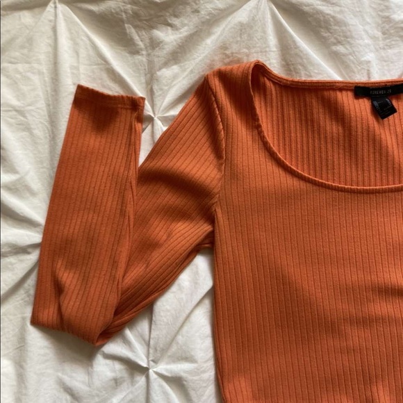Orange forever 21 top - Picture 2 of 3
